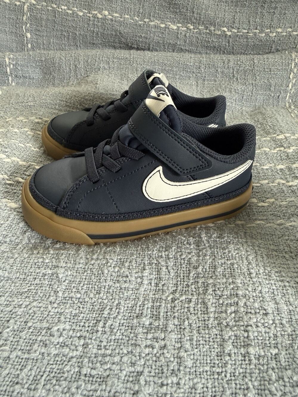 Nike Court Legacy UNISEX Thunder Blue/Gum Light Brown/Sail DA5380-401 Boys 8C
